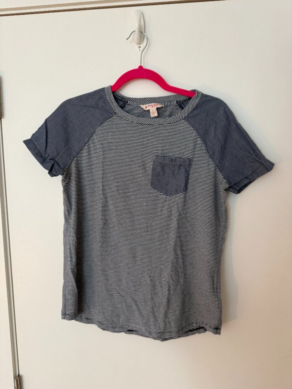 Brooks Brothers Blue & White Striped Tee